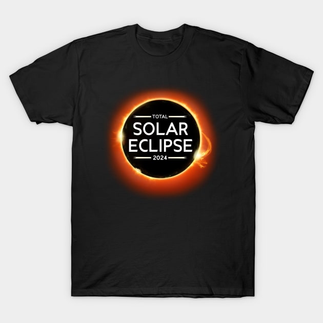 Total Solar Eclipse 2024 T-Shirt by Abiarsa